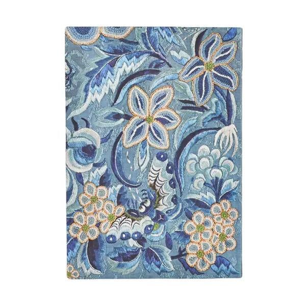 Paperblanks 2026 English Diary 12 Aylık Esnek Kapak  Blue Willow Midi Hor Ajanda