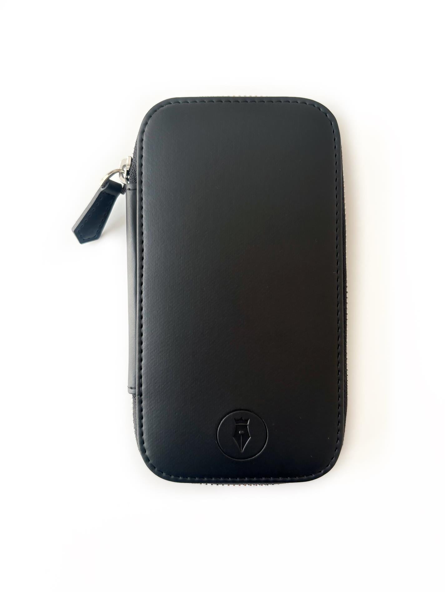 Eng Leather 3'lü Kalem Kılıfı Dark Black - Vegan