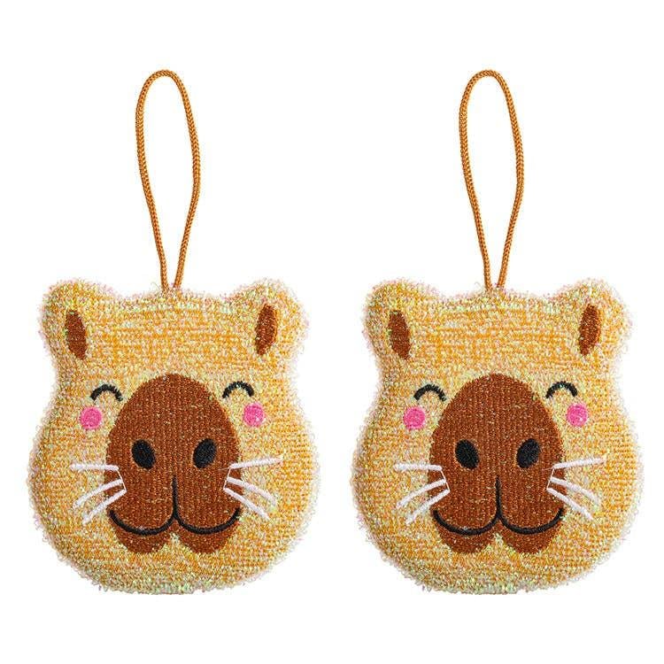 Kikkerland Capybara Scrub Sponge 2'li Ovma Süngeri