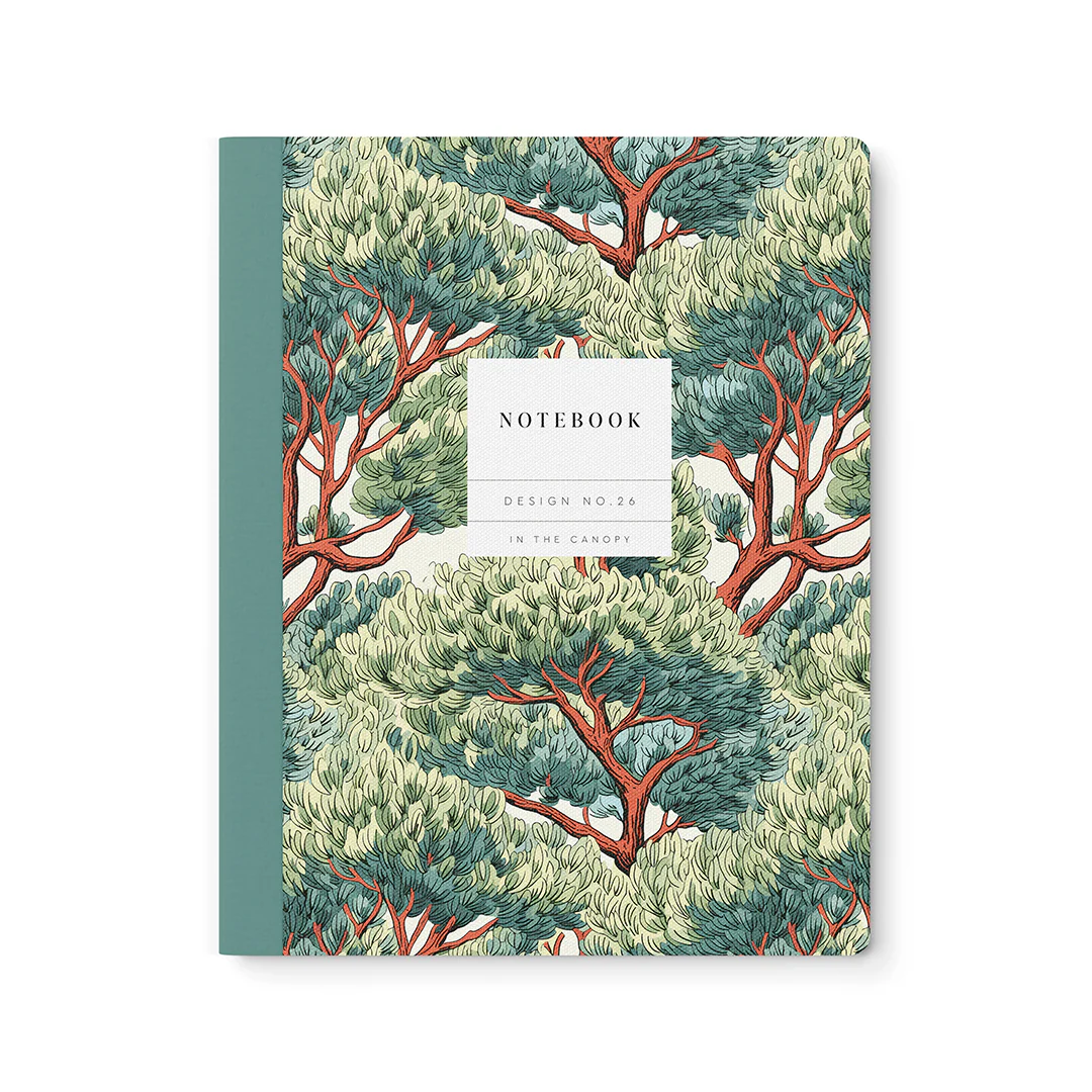 Ohh Deer Kaleido Tasarımı 8X10 64 Sayfa İnce Kapak Çizgili Defter Design No.26 In The Canopy 11756