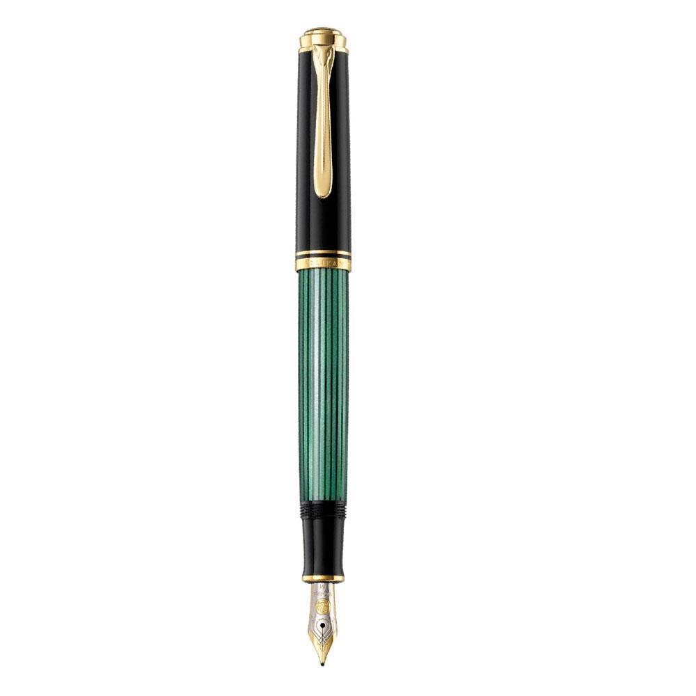 Pelikan Souveran Series M400 Green Black Dolma Kalem EF Uç