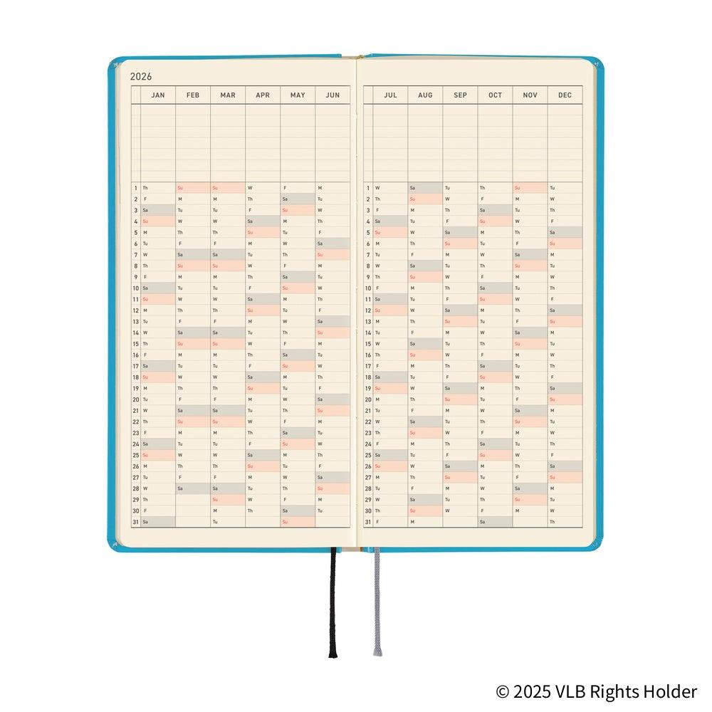 Hobonichi 2026 Weeks English Virginia Lee Burton/Little House January Start