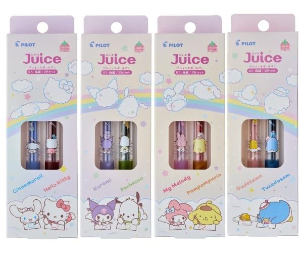 Pilot x Sanrio Juice Limited Edition 2'li Jel Kalem Seti Cinamoroll-Hello Kitty