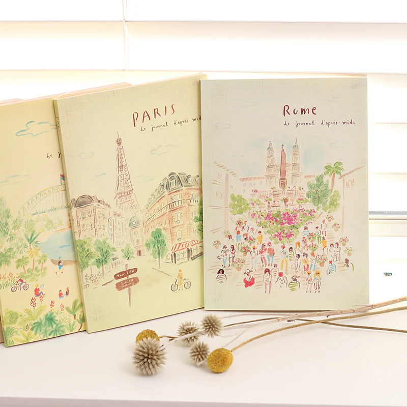 Pansy Daisy L'après Travel Journal Seyahat Günlüğü Defteri - Rome