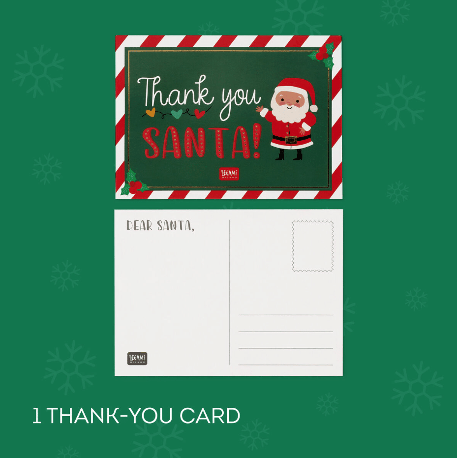 Legami Santa Claus Letter Kit Yeniyıl Mektup Seti 