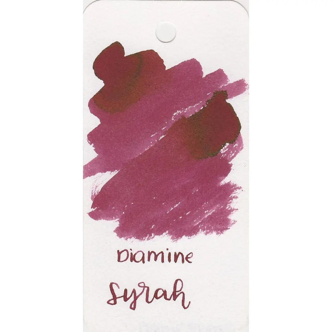 Diamine Mantar Kapak Cam Şişe 12'li Kartuş Seti Syrah
