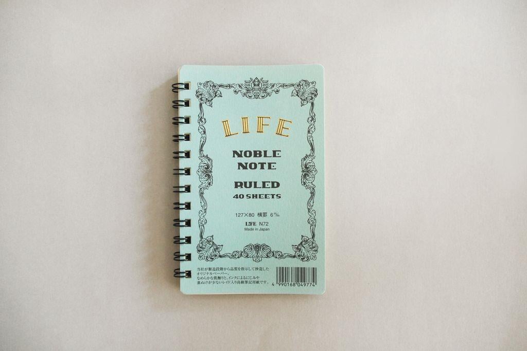 Life Noble Japon Dolma Kalem Uyumlu Mini Telli Defter A7 Çizgili N72