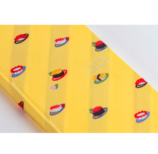 Hobonichi Techo Weeks 2025 Mega Bow & Tie: Sushi