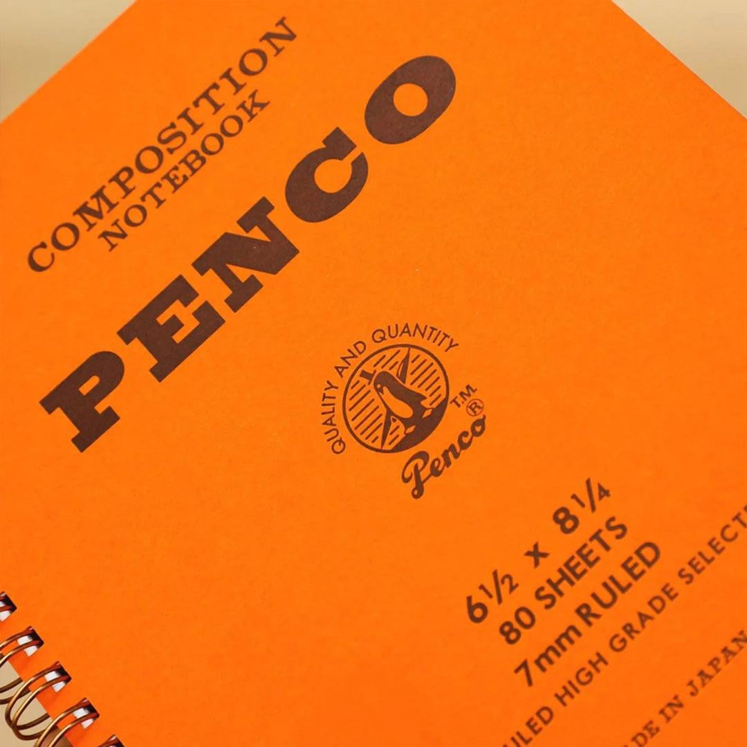 Penco Coil Composition Notebook Orange A5 Çizgili Telli Defter