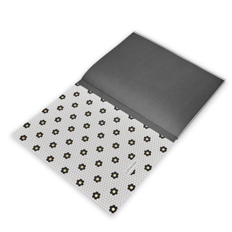 Episode Monochrome Hexagon Mosaic XL Perfect Bound Defter