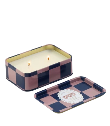 Paddywax A Dopo 184g Hearts Printed Tin Candle - Rosewood Vanilla Mum