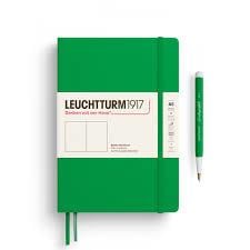 Leuchtturm1917 2025 Colors Orta Boy (A5), Sert Kapak, 251 Sayfa, Çizgisiz Defter Spring Leaf 372192