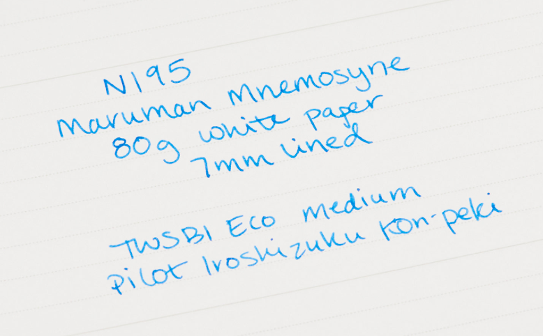Maruman Mnemosyne N195A Special Dolma Kalem Uyumlu Japon Memo Çizgili Defter A5