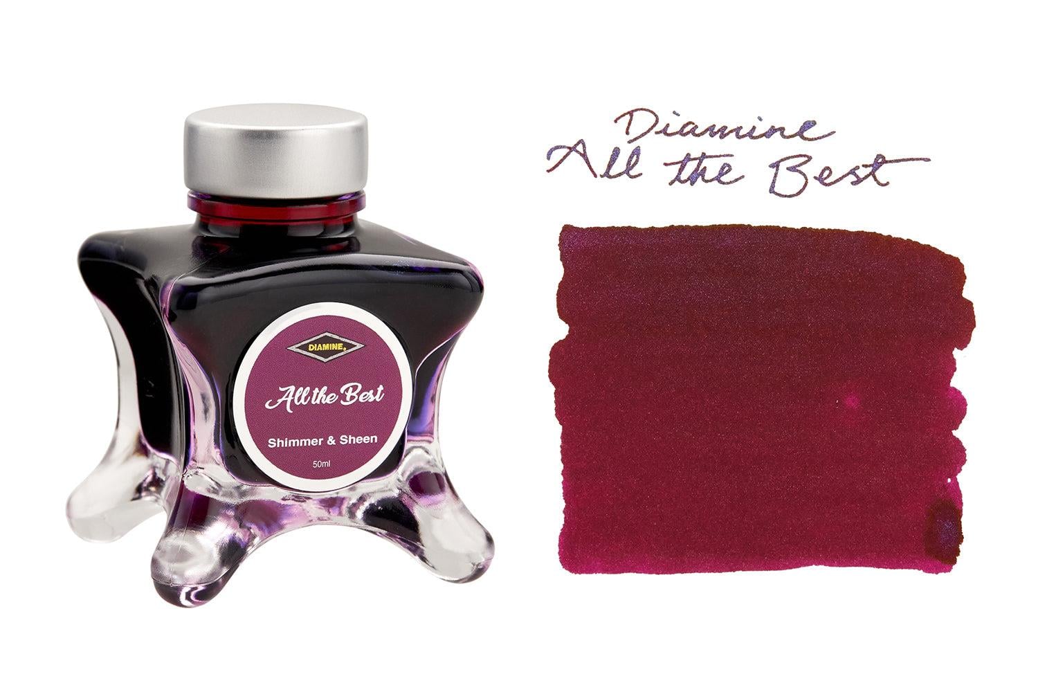 Diamine Inkvent Red Shimmer&Sheen All the Best 2022