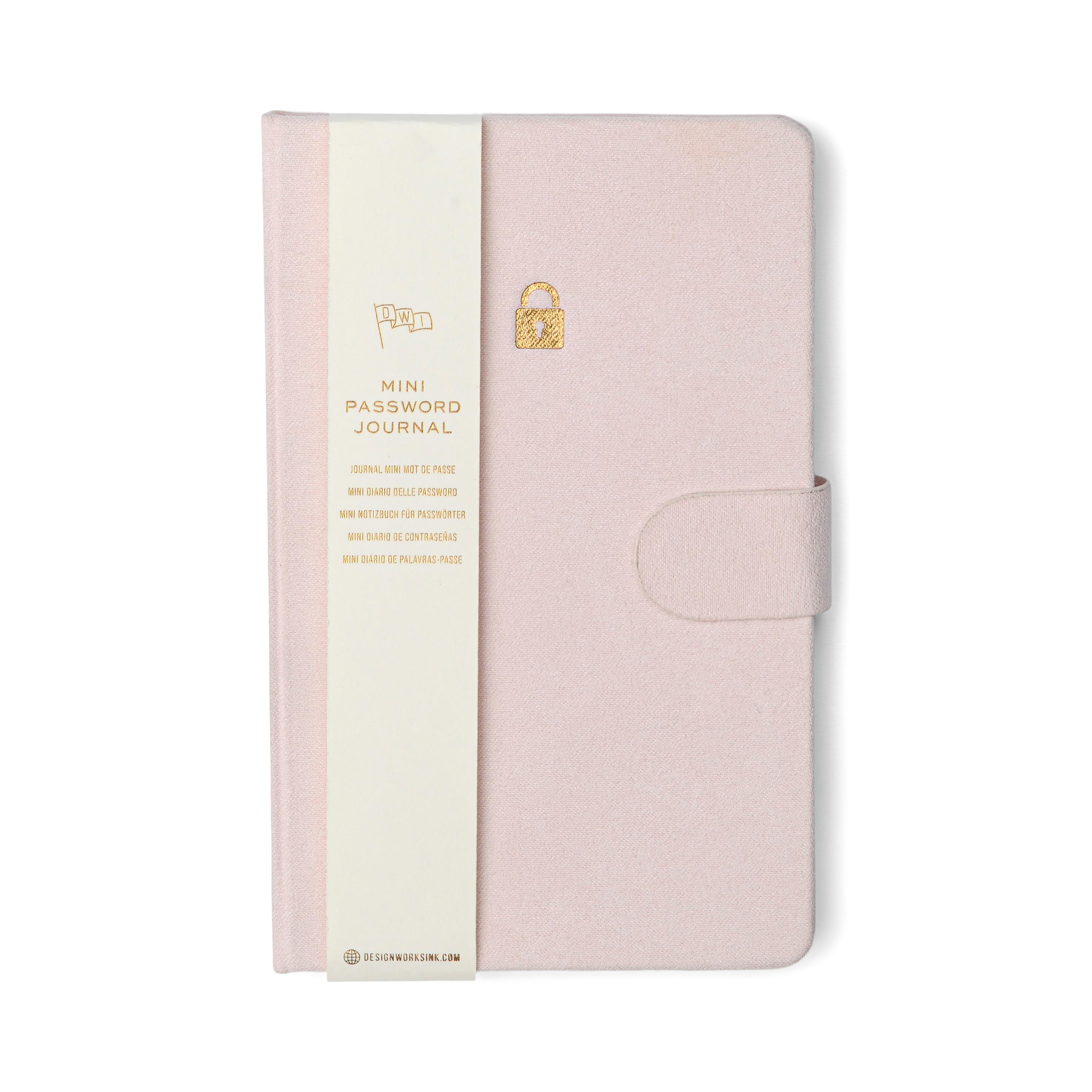 DesignWorks Ink Mini Password Journal - Lock Günlük