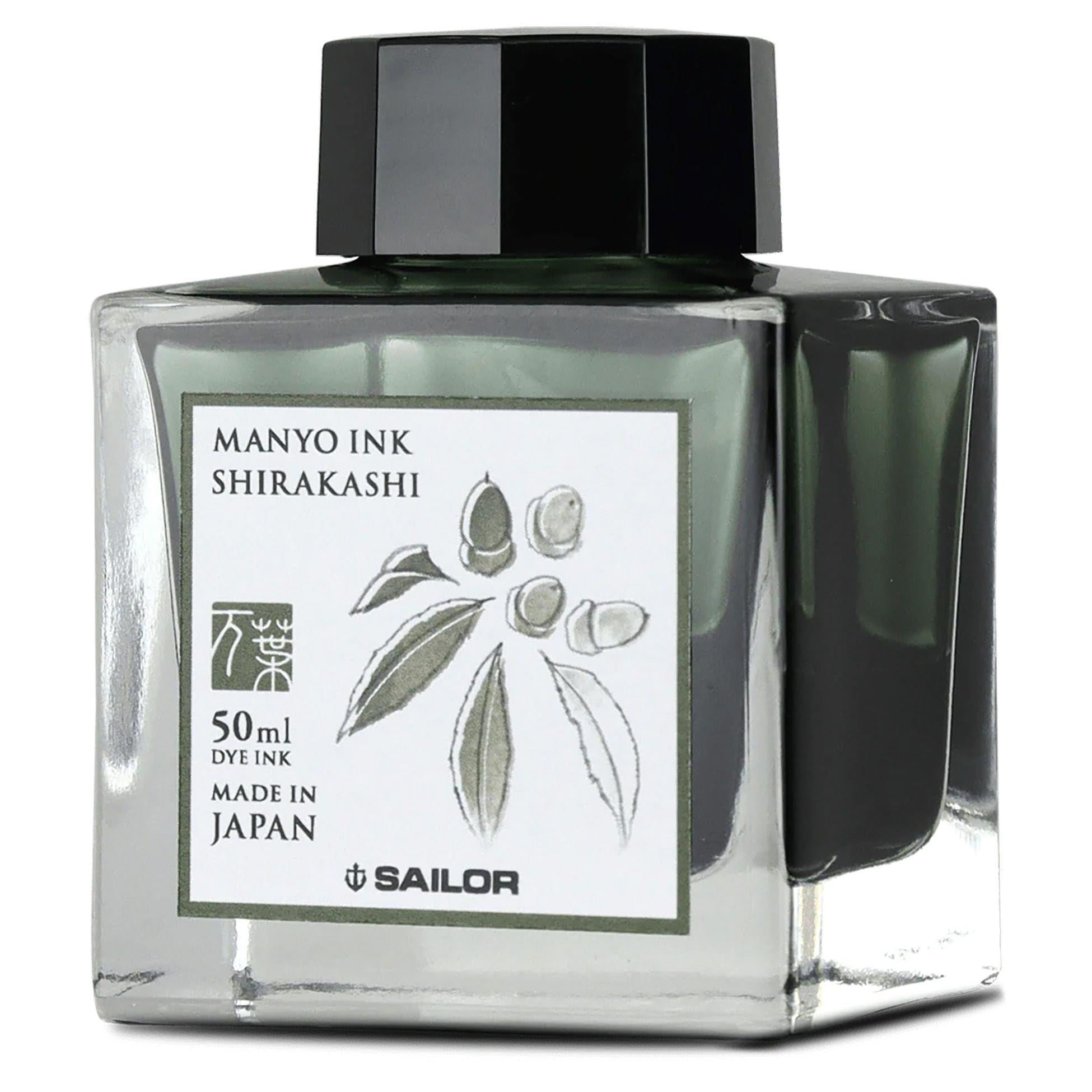 Sailor Manyo Ink Colours Dolma Kalem Mürekkebi Shirakashi 50 ml 