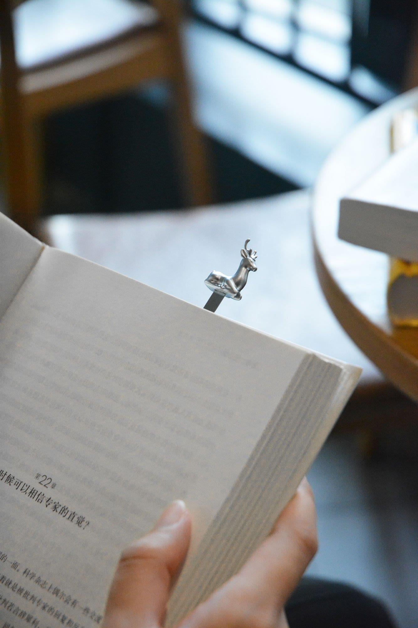 Metalmorphose Geyik Kitap Ayracı Gümüş