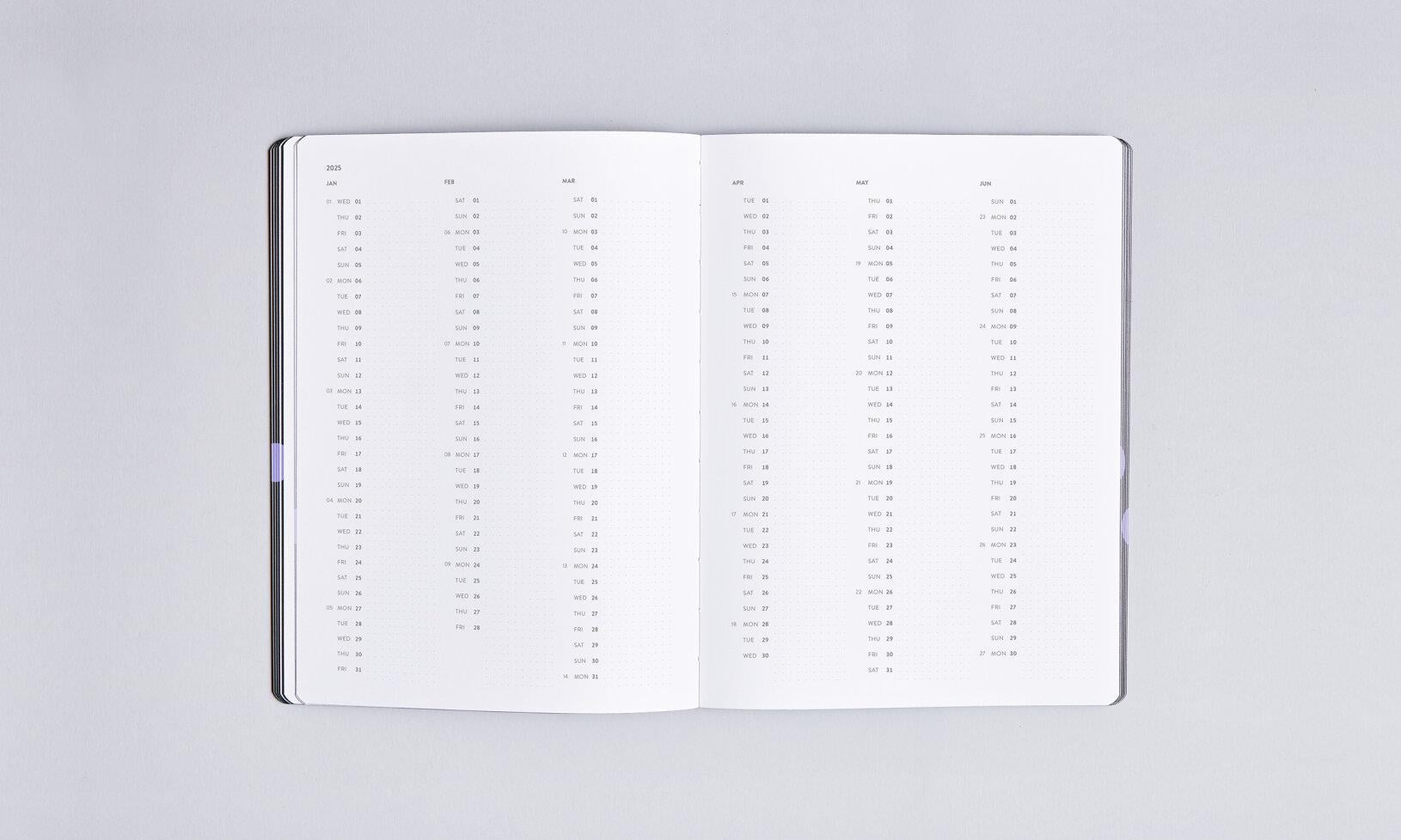 Nuuna Weekly Diary M 2024 Green Light Planner 