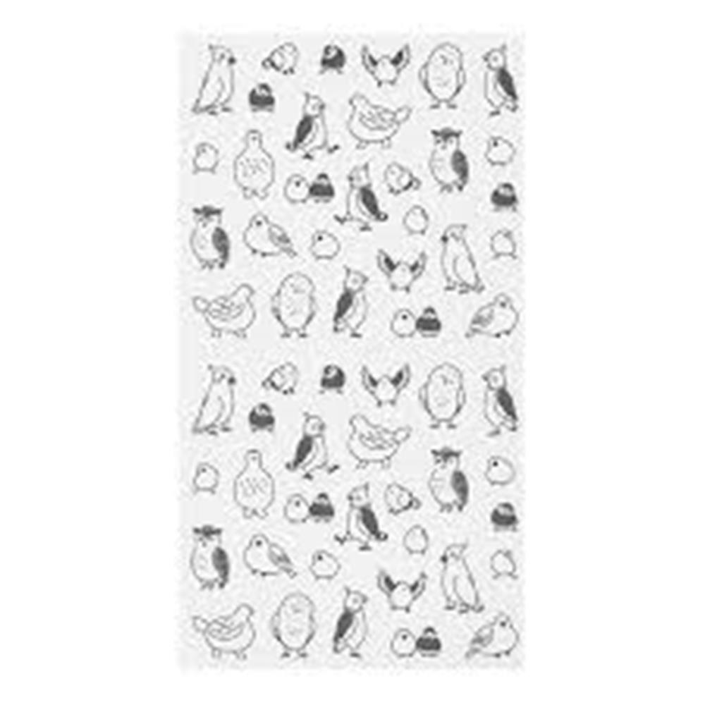 Midori sticker  Talking bird  pattern
