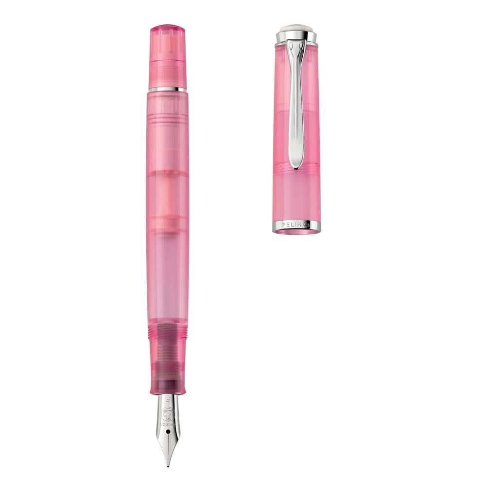 Pelikan Classic M205 Rose Quartz Dolma Kalem + Mürekkep Seti EF Uç