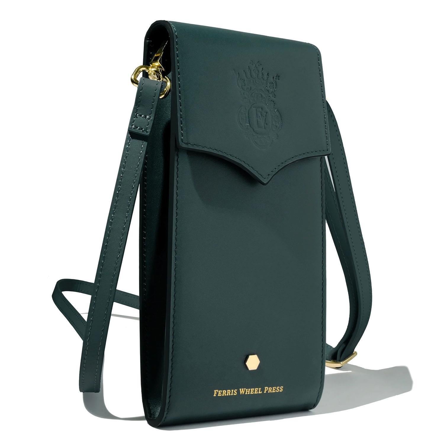 Ferris Wheel Press The Pendant Purse Deri Çanta Deep Teal