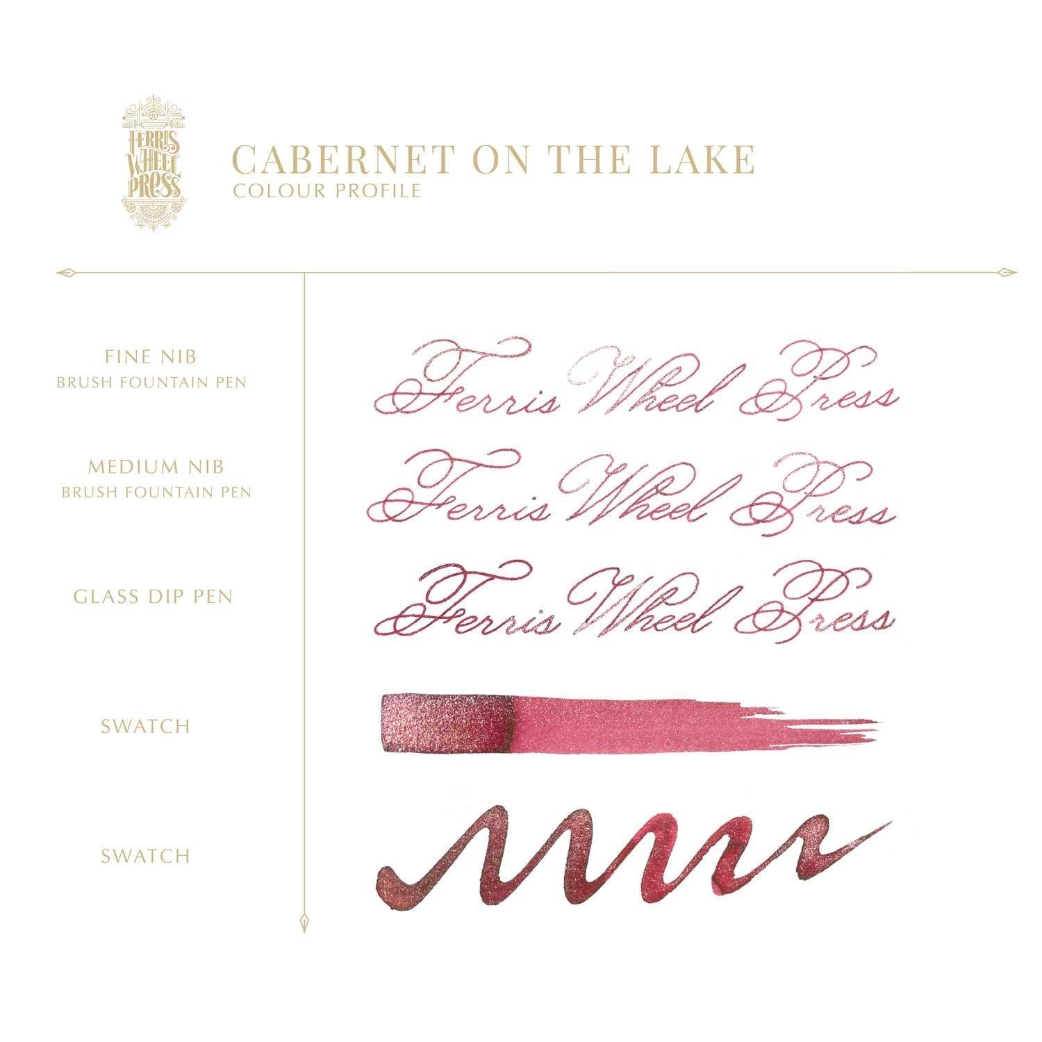 Ferris Wheel Press 38 ml Şişe Mürekkep Cabernet On The Lake