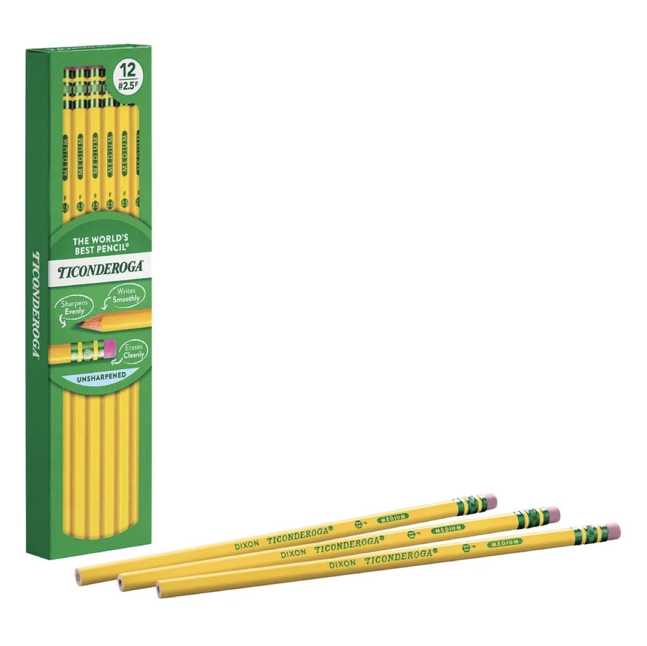 Dixon Ticonderoga The World's Best Pencil New - Medium 12'li Kurşun Kalem