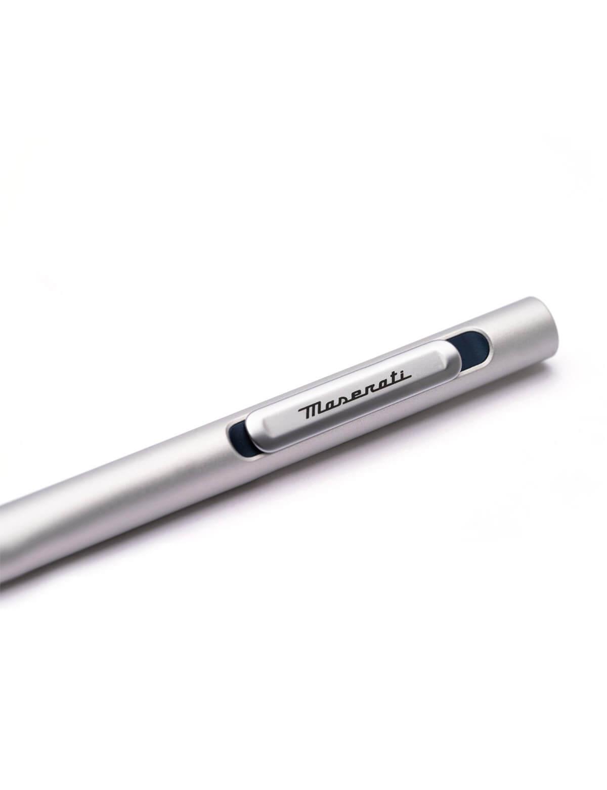 Pininfarina Maserati Collection Slider Tükenmez Kalem Silver Blue