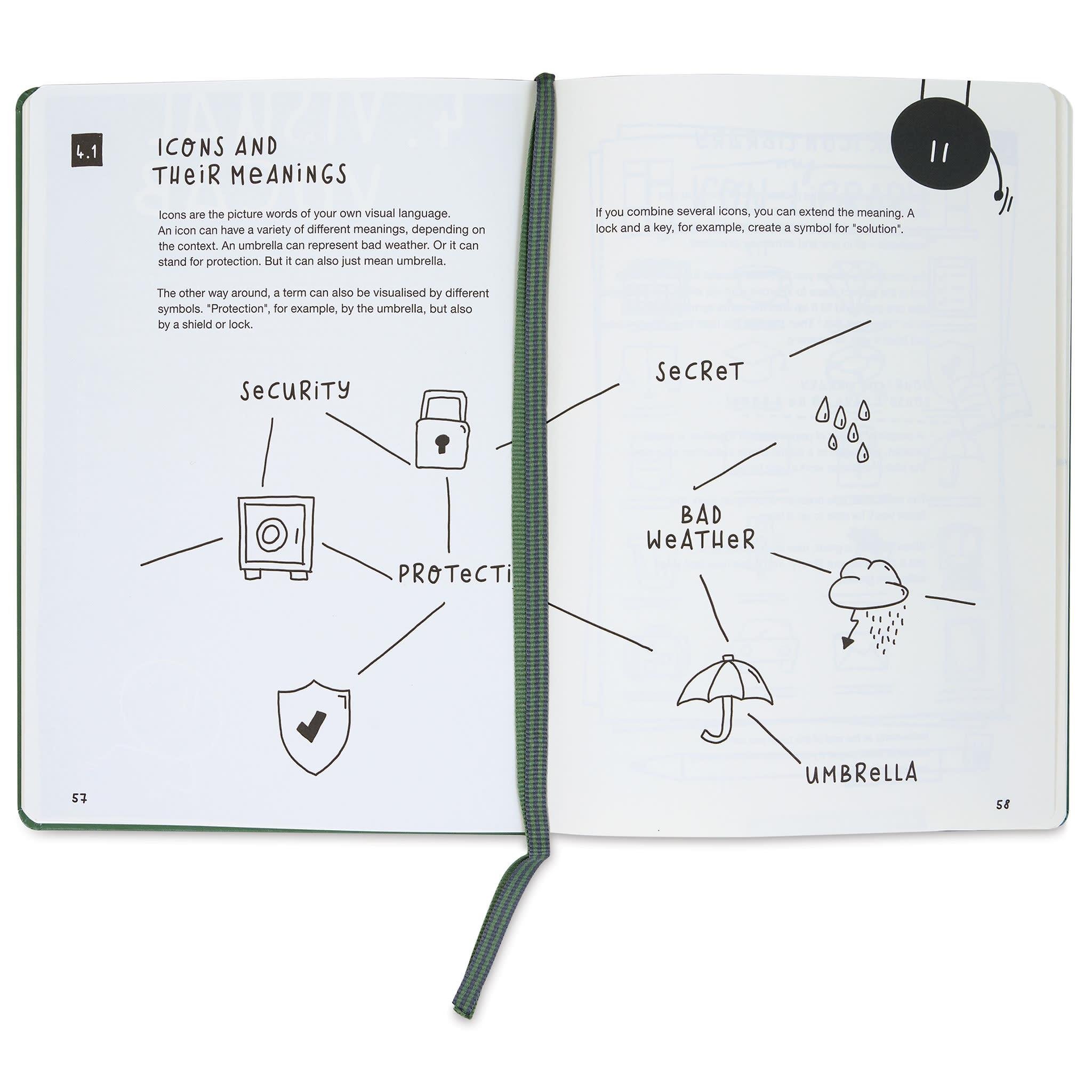 Leuchttrum 1917 Sketchnote Journal, Hardcover Medium (A5), Vanilla Çizim Defter 366212