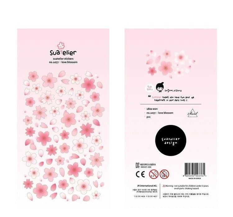 Suatelier  No.1077 Sticker Love Blossom