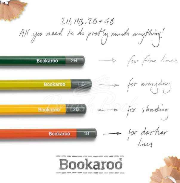 If Bookaroo Graphite Kurşun Kalem Seti Renkliler