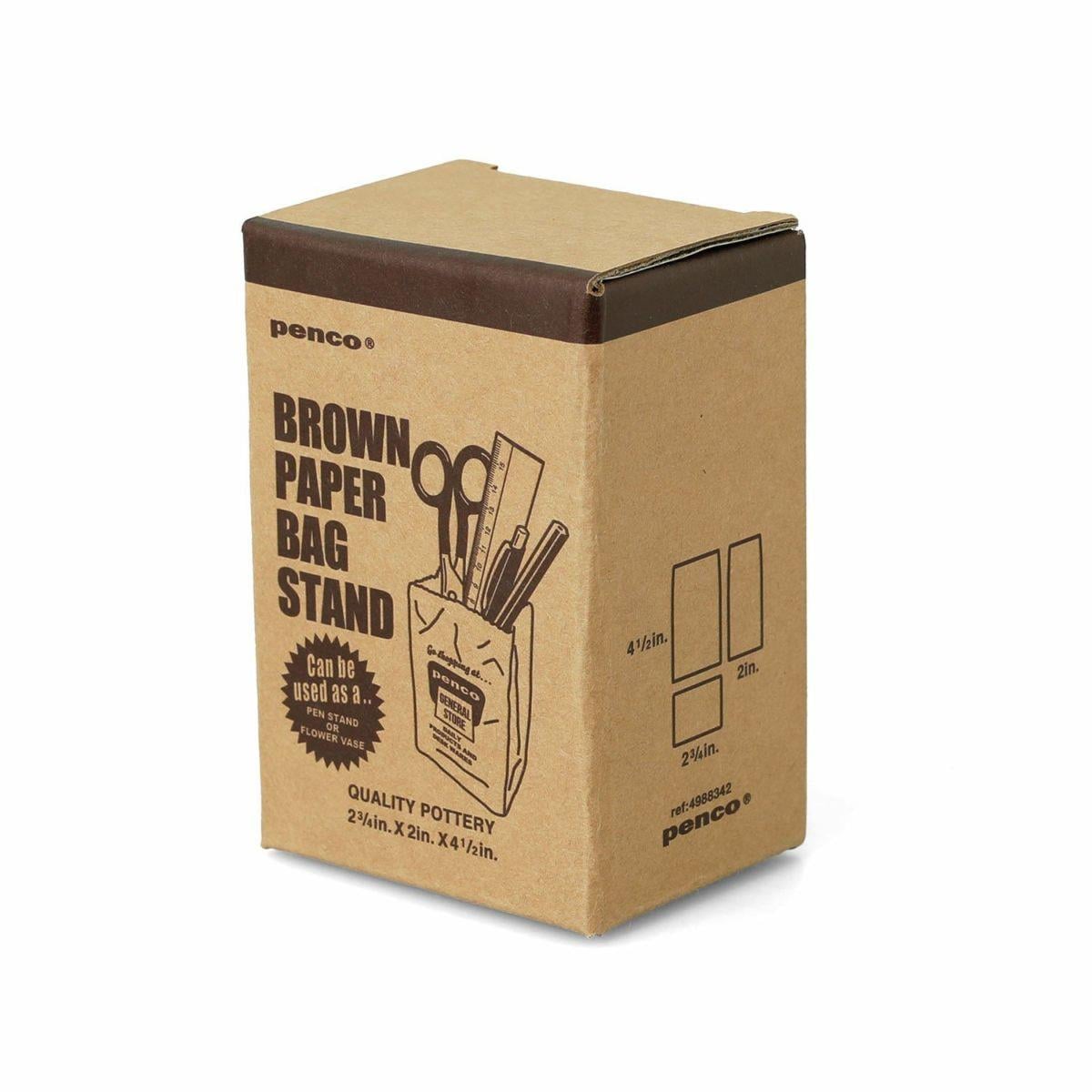 Hightide Penco Brown Bag Pen Stand Seramik Kalemlik