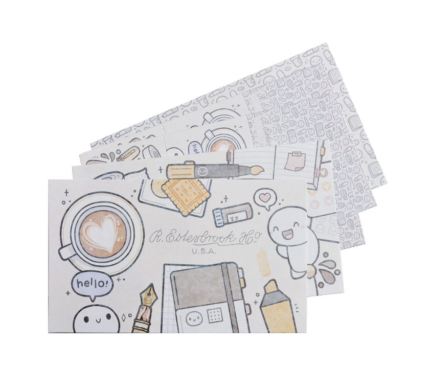 Esterbrook x The Coffee Monster Helen Wang Forgotten Iced Coffee  Blotter Paper Kurutma Kağıdı
