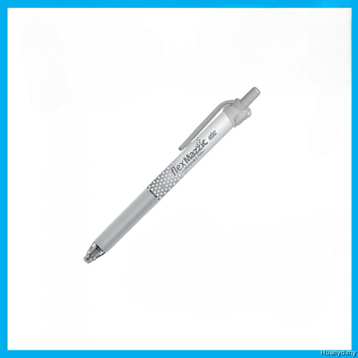 FlexOffice FlexMazzic Click Erasable Silinebilir Jel Kalem 0.5 mm Gri