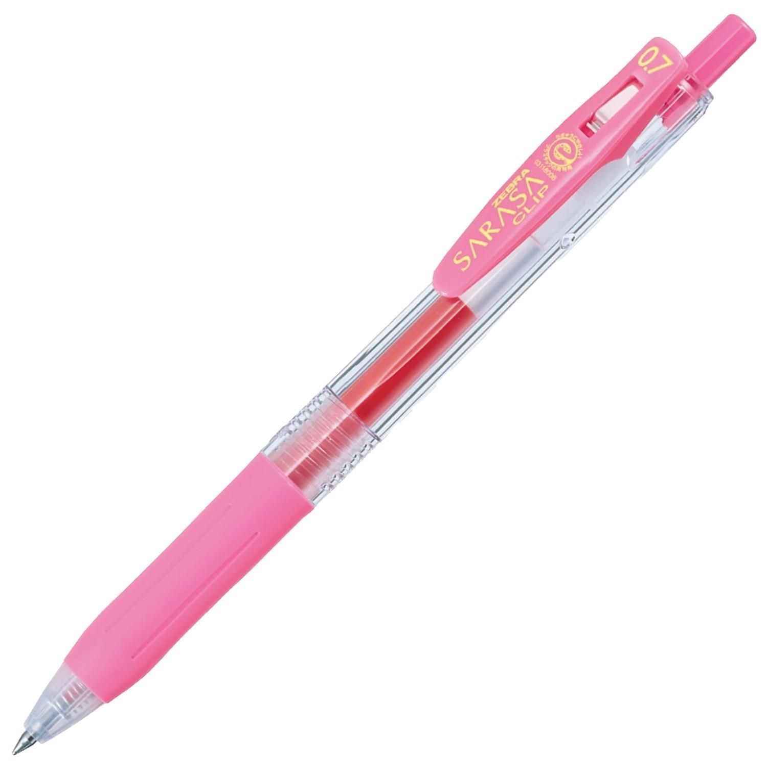 Zebra Sarasa Clip Jel Kalem 0.7 mm Açık Pembe