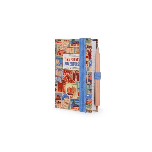 Legami Mini Agenda/Planner Sept. 2024- Dec. 2025 16 Haftalık Ajanda Travel