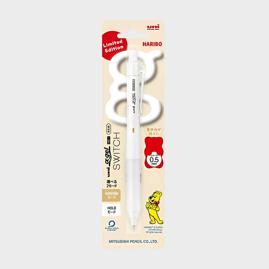 Uni-Ball Limited Edition Haribo Edition Switch Kurutoga & Hold  0.5 mm  Cream