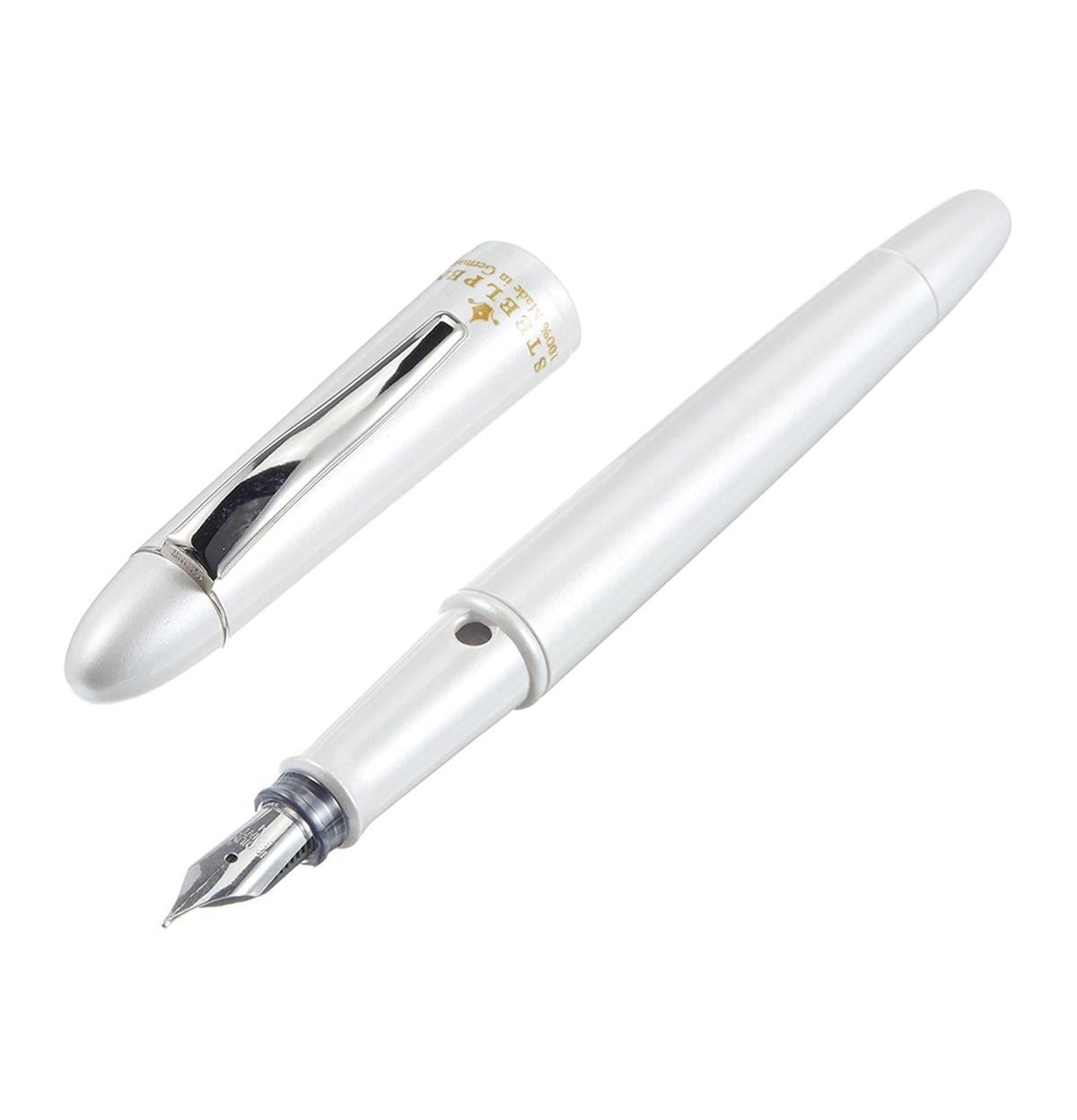 Steelpen Pearl Serisi Dolma Kalem M Uç Pearl White 