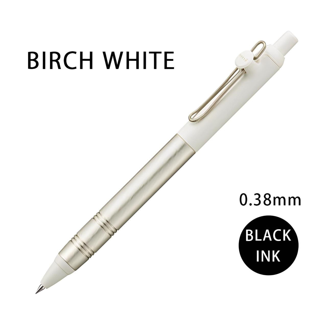 Uni-Ball Zento Siyah Jel Kalem 0.38 mm Birch White UBN-ZFL-38.70