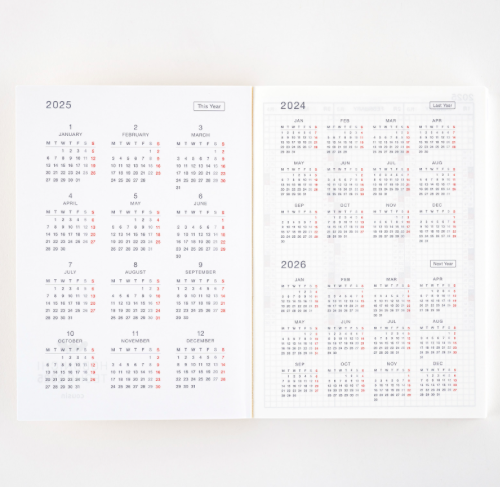 Hobonichi Techo Cousin Book A5 2025 English Version Ajanda/Planner