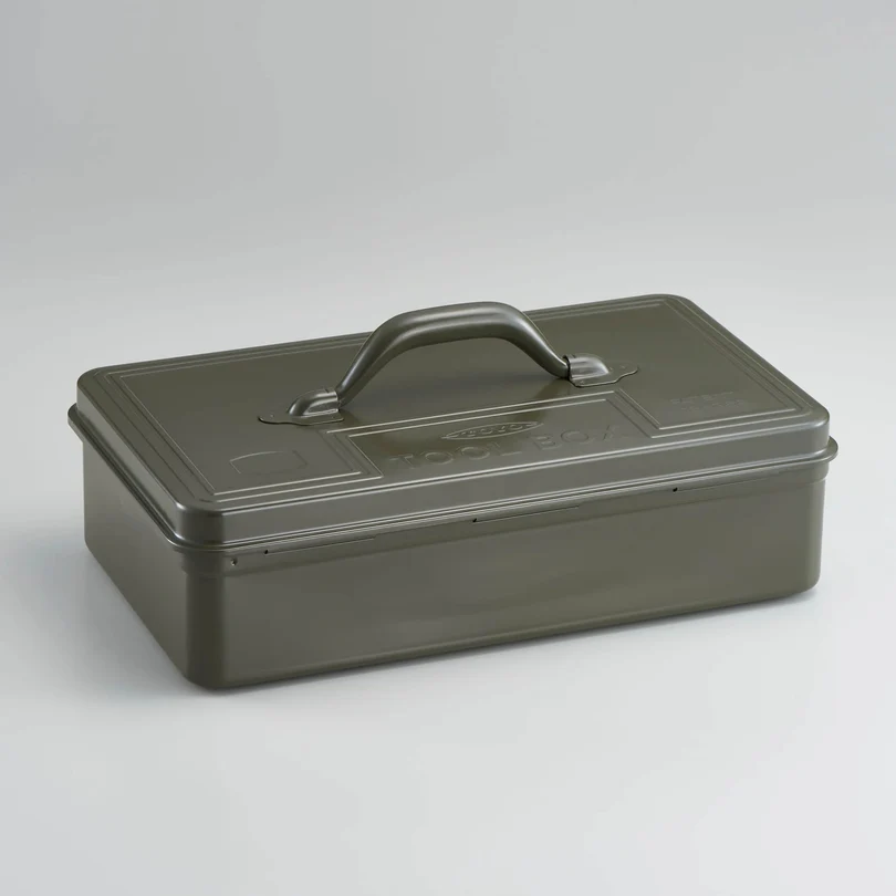 Toyo Steel TB-362 Tool Storage Box Moss Green Metal Saklama Kutusu