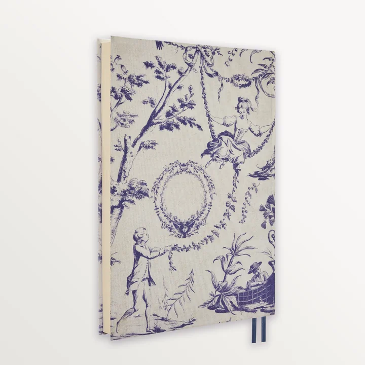 EPISODE TOILE DE JOUY LA BALANCOIRE A5 FLEX LINEN NOTEBOOK