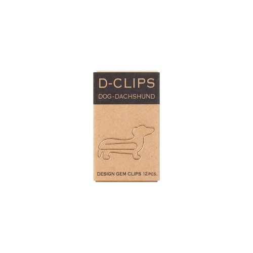Design Phil Midori D-Clips Dog - Dachsund 12 Parça Klips