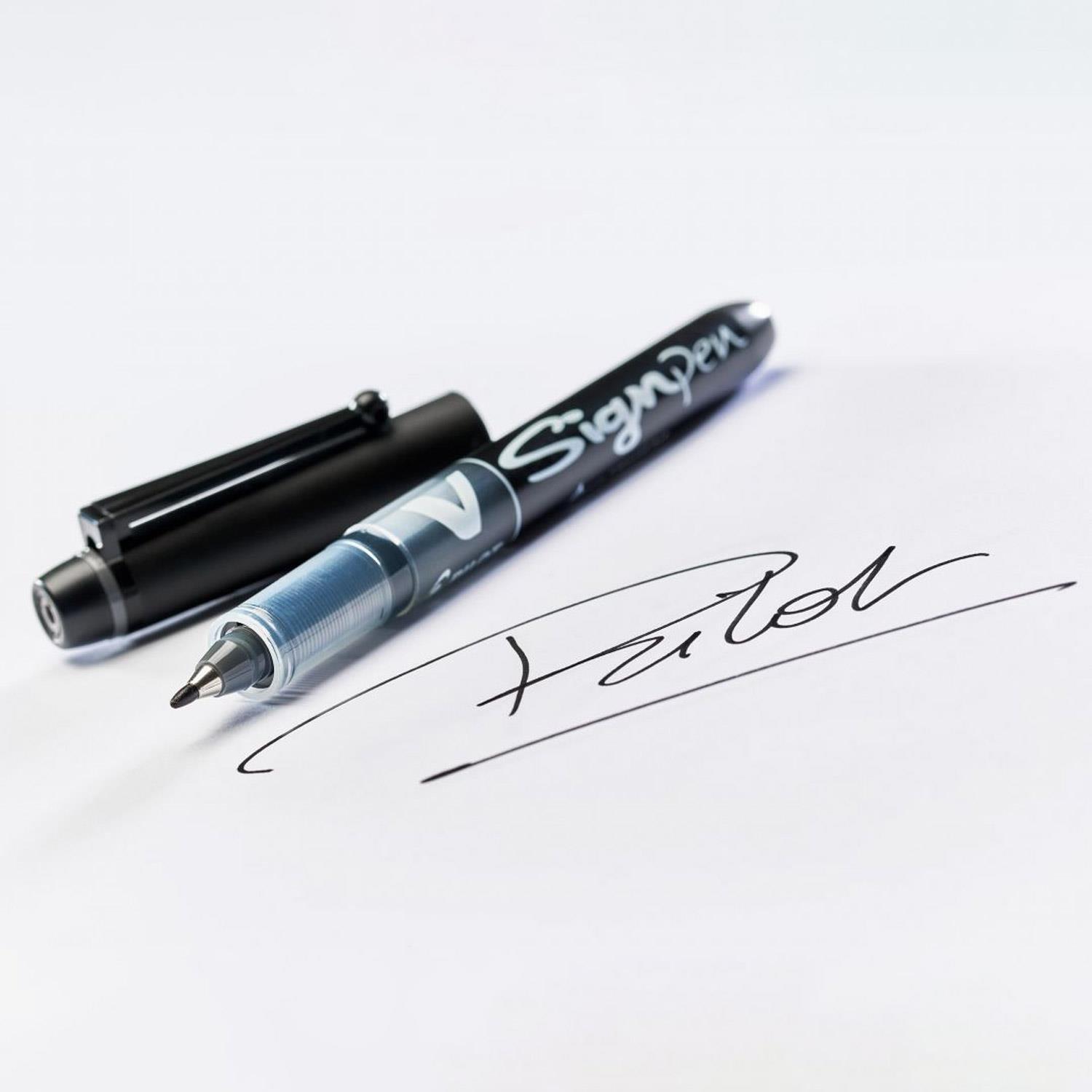 Pilot V-Signpen İmza Kalemi Siyah