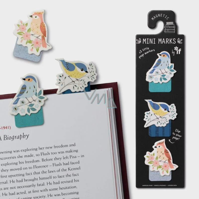 İf Mini Marks Manyetik Mini Kitap Ayracı 3'lü Birds