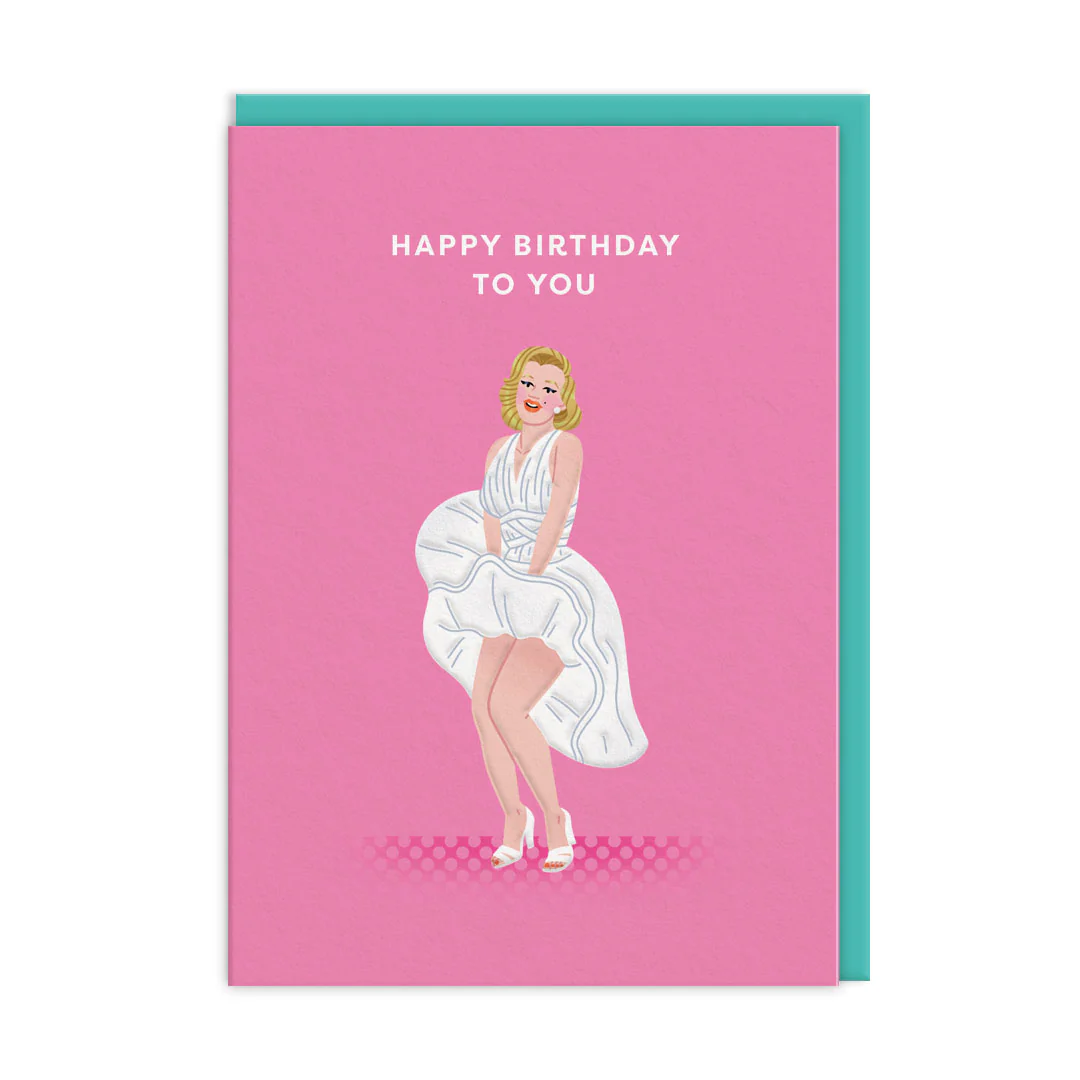 Ohh Deer Tasarımı A6 Kartpostal Marylin Monroe 13344
