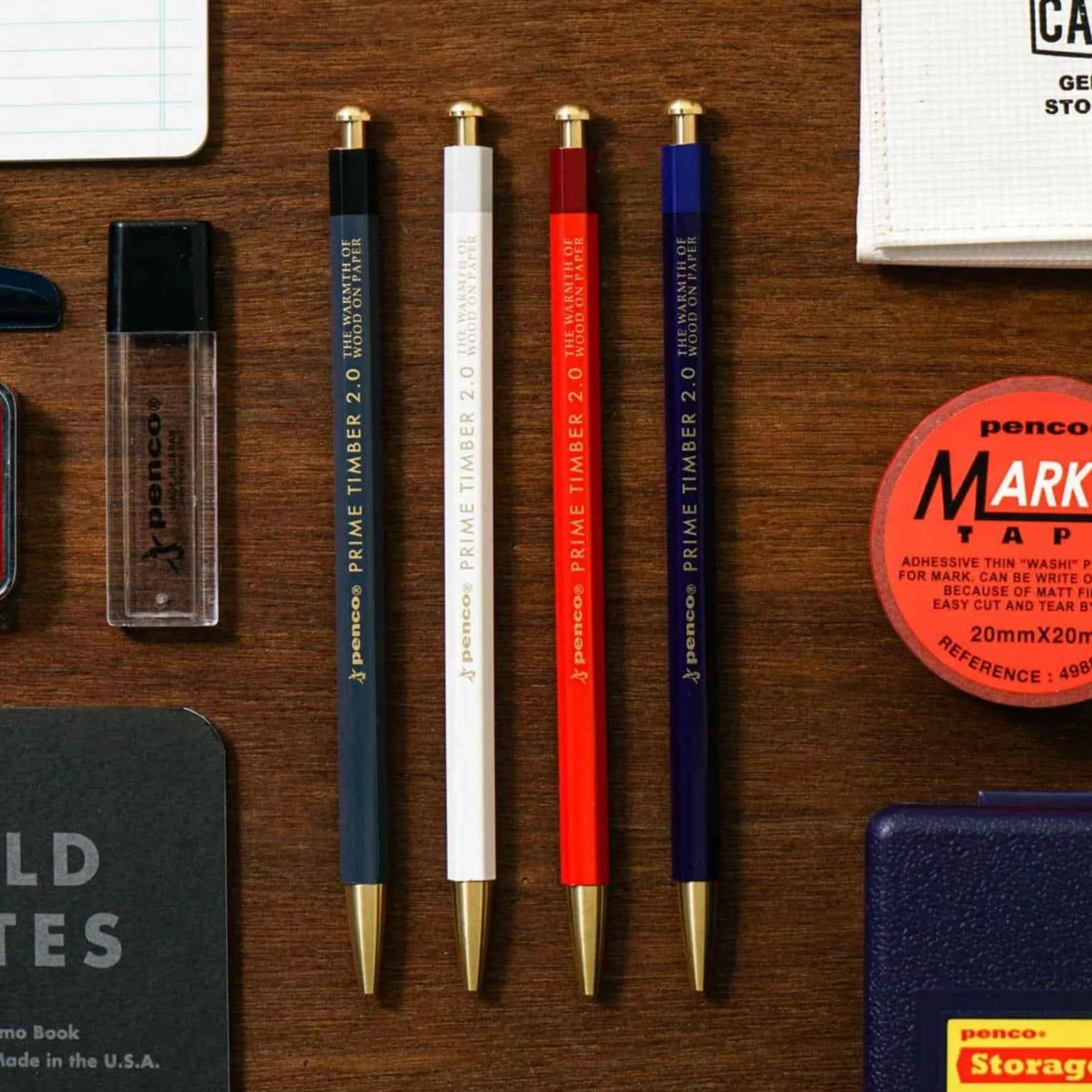 Hightide Penco mecahnical pencil Prime Timber Brass  Black 