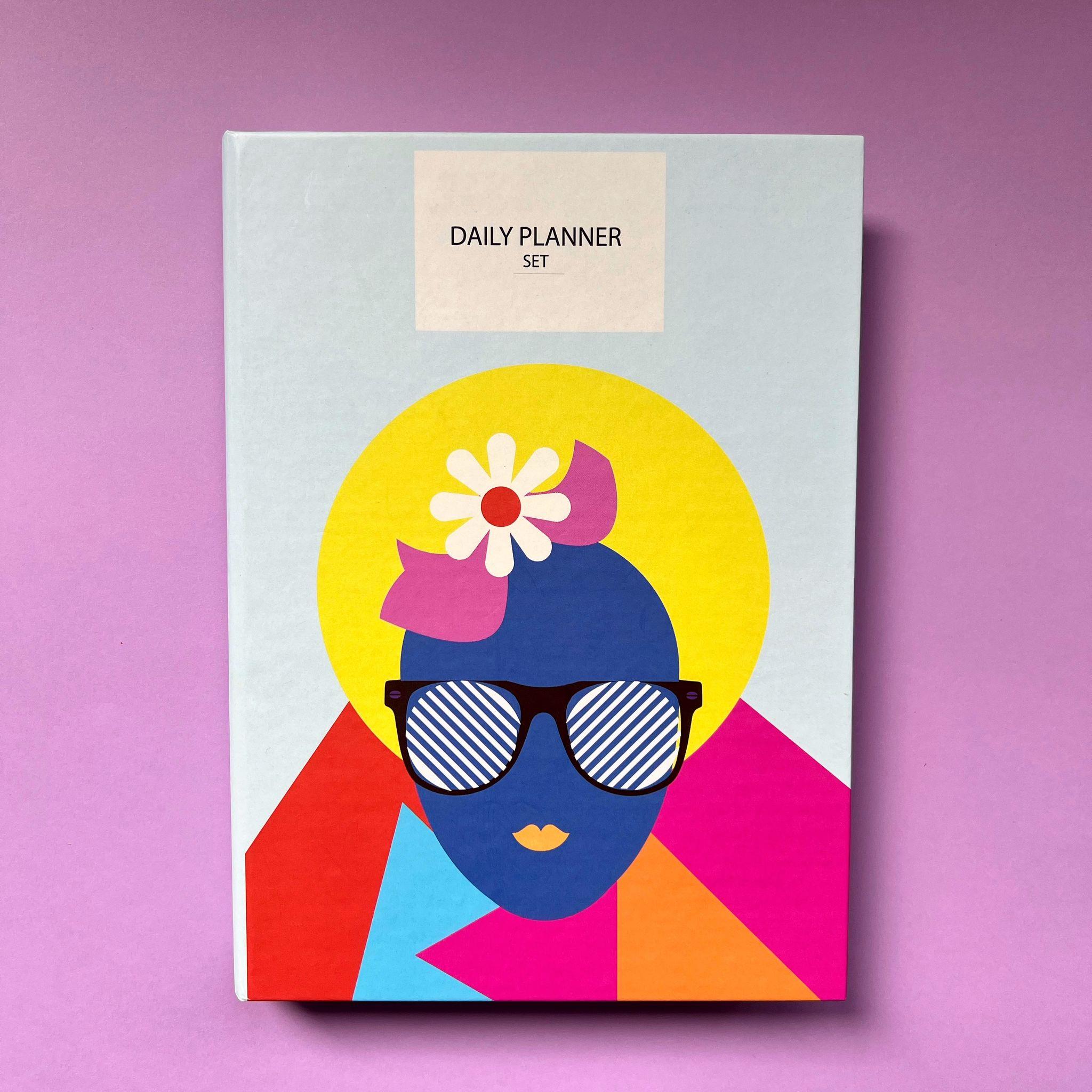 Best Day Ever Stationery Set Kalemli ve Kutulu, Yedek Notepadli Planlayıcı Set Pamela