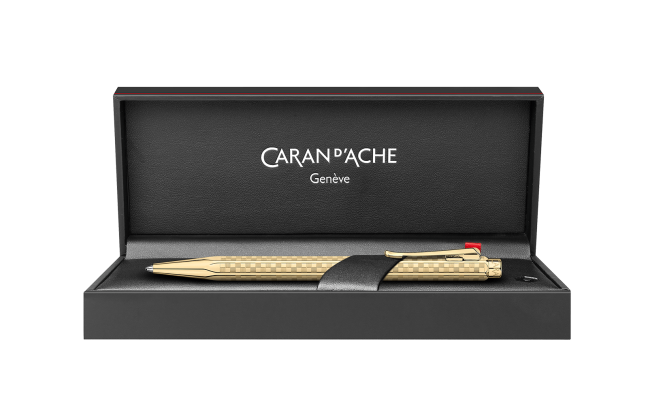 CARAN d'ACHE Ecridor Tükenmez Kalem Damier Gold 898-568