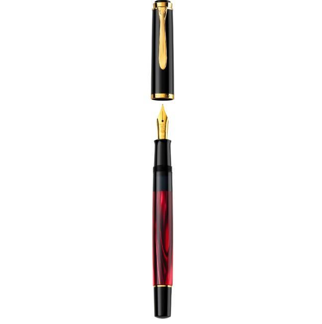 Pelikan Classic M200 Special Edition Dolma Kalem Marbled Red EF Uç
